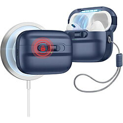 ESR AirPods Pro (2023/2022/2019)専用 Magsafe対応スライド式イヤホンケース Dark Blue PULSEMAGNETICCASE PULSEMAGNETICCASE ESR AirPods Pro (2023/2022/2019)専用 Magsafe対応スライド式イヤホンケース Dark Blue PULSEMAGNETICCASE PULSEMAGNETICCASE
