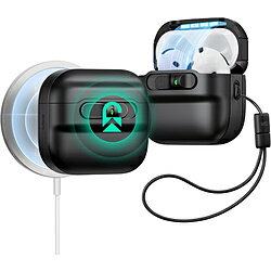 ESR Pulse AirPods 4����ۥ󥱡��� MagSafe�б� ���饤�ɼ������ץ��߷� ESR �֥�å� 1C0130102 1C0130102