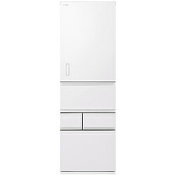 TOSHIBA(東芝) 冷蔵庫 VEGETA（ベジータ）GTMシリーズ エクリュホワイト GR-Y450GTM-WS ［60cm /452L /5ドア /右開きタイプ］ 【基本設置料金セット】 GRY450GTMWS 【お届け日時指定不可】