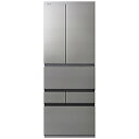 TOSHIBA(東芝) 冷蔵庫 VEGETA(ベジータ)FZシリーズ アッシュグレージュ GR-Y550FZ-ZH [幅68.5cm /551L /6ドア /観...