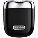 YOOSE MINI SHAVER 回転式電気シェーバー ブラック MINI2.0BLK