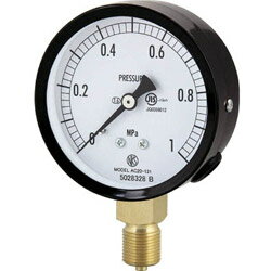 長野計器 長野 普通形圧力計（A枠立形・φ75・G3／8B・0．0～0．25Mpa） AC20－131－0．25MP AC201310.2..