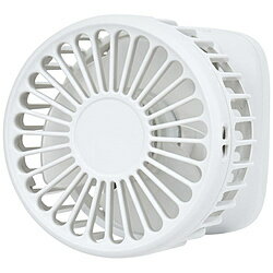 ライフオンプロダクツ カラビナリール付手のひらファン リリーホワイト LCAF025-LW LCAF025LW