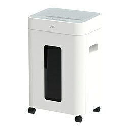 DELI 静音A4サイズ据え置型シュレッダー deli ホワイト T058 ［マイクロカット /A4サイズ］ T058