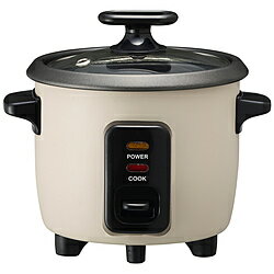 ドウシシャ コンパクト炊飯器 ベージュ RCZ-021BE ［1.5合］ RCZ-021