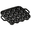イシガキ産業 IH 鉄鋳物 鋳物 たこ焼き器 16穴 3966