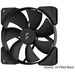 FRACTAL DESIGN(フラクタルデザイン) ケースファン Aspect 14 PWM Black FD-F-AS1-1403 [140mm /1700RP..