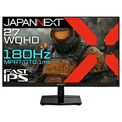 【PS5動作確認済】 JAPANNEXT ゲーミングモニターJAPANNEXT 27インチ JN-i27G180Q[27.0型 / 2560x1440 / 180Hz］ JNi27G180Q