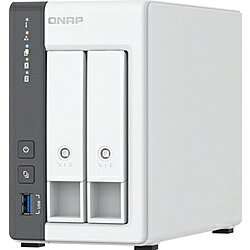 最も手頃な価格の 2 ベイ 2.5GbE QNAP NAS 。最も信頼できるファイル管理センター。家庭や小規模オフィスのユーザー向けに設計された 2 ベイ 2.5GbE NAS TS-216G は、高性能とスマートな管理を実現し、効率的で信頼性の高いファイルストレージとして活躍します。複数のデバイスとのファイルアクセス、共有、同期が簡単に行えるだけでなく、生産性向上ツールやマルチメディアアプリケーションを実行して、ワークフローとデータ管理を効率化することができます。■2.5GbE 対応！TS-216G でファイル転送とバックアップ / リストアがより速くなります。■高性能で省エネARM クアッドコアプロセッサと 4GB RAM により、低消費電力でマルチタスクを実現します。■AIアクセラレーションのための内蔵 NPUNPU は QNAP の AI コアを強化し、高速な顔認識と物体認識のパフォーマンスを向上させます。■クイック USB ワンタッチコピー「ワンタッチコピー」ボタンを押すだけでUSB デバイスの内容をTS-216G へ簡単にバックアップできます。■ランサムウェアに対するスナップショット保護スナップショットを利用して、ファイルとデータを誤って削除してしまったり、マルウェアの攻撃から守ります。■最大 39TB の容量2 つの 22 TB ディスクを使用することで 38.6 TB ストレージ容量を楽しむことができ、RAID 1をセットアップすることで19.3 TB の使用可能容量でデータを保護できます。本体サイズ(幅×高さ×奥行)mm102x165x220.6mmフットパッドを含まない寸法※フットパッドはモデルによって最大 30mmまで高くなる可能性があります本体重量1.45kg容量ストレージ無対応OSApple Mac OS 10.10 or laterUbuntu 14.04、CentOS 7、RHEL 6.6、SUSE 12 or laterLinux IBM AIX 7、Solaris 10 or laterUNIX Microsoft Windows 7、8、10 and 11Microsoft Windows Server 2008 R2、2012、2012 R2、2016、2019 and 2022LAN対応［ギガビットイーサネットポート（RJ45）］1［2.5 ギガビットイーサネットポート (2.5G/1G/100M)］1 (2.5G/1G/100M)［USB 2.0ポート］2［USB 3.2 Gen 1 ポート］1付属品Ethernet cable x 1Power cord x 1AC AdapterFlat head screw (for 3.5インチ HDD) x 8Flat head screw (for 2.5インチ HDD) x 6Quick installation guide (QIG)Drive tray keys x 2仕様1［CPU］ARM 4コア Cortex-A55 2.0GHz プロセッサ［CPUアーキテクチャ］64ビットARM［グラフィックプロセッサ］Mali-G52［浮動小数点演算ユニット］〇［暗号化エンジン］〇［ハードウェアアクセラレーテッド・トランスコーディング］〇［Neural Processing Unit (NPU)］〇［システムメモリ］4 GB オンボード (拡張不可)　注記:一部のRAMは、共有グラフィックメモリとして予約されます。仕様2［最大メモリ］4 GB オンボード (拡張不可)［フラッシュメモリ］4 GB（デュアルブートOS保護）［ドライブベイ］2 x 3.5 インチ SATA 6Gb/s、3Gb/s［ドライブの互換性］　3.5 インチベイ:　3.5 インチ SATA ハードディスクドライブ　2.5 インチ SATA ソリッドステートドライブ［ホットスワップ対応］〇［Wake on LAN（WOL）］〇［ジャンボフレーム］〇［フォームファクター］タワー仕様3［LEDインジケーター］システムステータス、LAN、USB、HDD1～2［ボタン］電源、リセット、USBコピー［動作温度］0 ～ 40°C［保管温度］-20 ～ 70°C［相対湿度］5 ～ 95％ RH非結露、湿球：27°C［電源装置］最小 48W アダプター (12VDC)、100-240VAC［電力消費量：HDDスリープモード］4.973 W［電力消費量：動作モード、通常時］13.907 W　ドライブを全部取り付けた状態でテスト仕様［ファン］1 x 70mm、12VDC［システム警告］ブザー［Kensingtonセキュリティスロット］〇［最大同時接続数 (CIFS) - 最大メモリ時］200最も手頃な価格の 2 ベイ 2.5GbE QNAP NAS 。最も信頼できるファイル管理センター。家庭や小規模オフィスのユーザー向けに設計された 2 ベイ 2.5GbE NAS TS-216G は、高性能とスマートな管理を実現し、効率的で信頼性の高いファイルストレージとして活躍します。