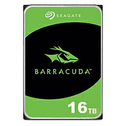 Seagate 内蔵HDD SATA接続 BarraCuda3.5(キャッシュ512MB) ST16000DM001 ［16TB /3.5インチ］ ST16000DM001