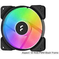 FRACTAL DESIGN(フラクタルデザイン) ケースファン Aspect 12 RGB PWM Black Frame ブラック FD-F-AS1-..
