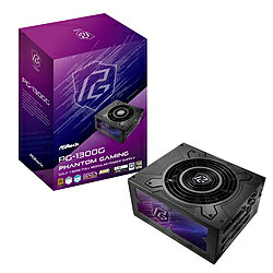 ASRock(アスロック) PC電源 Phantom Gaming 1300w PG-1300G ［1300W /ATX /Cybenetics Platinum /80PLUS Gold］ PG1300G