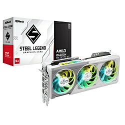 ASRock(アスロック) グラフィックボード Radeon RX 9070 XT Steel Legend 16G ホワイト RX9070XT SL 16G ［Radeon RXシリーズ /16GB］ RX9070XTSL16G [振込不可] [代引不可]