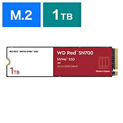Western Digital 内蔵SSD PCI-Express接続 WD RED SN700(NAS) WDS100T1R0C ［1TB /M.2］ WDS100T1R0C