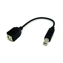 USBケーブル B(オス）-B(メス） 20cmケーブル長0.2m形状USB-B → USB-B仕様1［端子］USB B(オス) - USB B(メス)［ケーブル長］約20cmUSBケーブル B(オス）-B(メス） 20cm