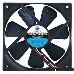 �����ͥå��� �������ե��� [120mm /1300RPM] OMEGA TYPHOON 120mm Ķ�Ų������� CFZ-120SB CFZ120SB