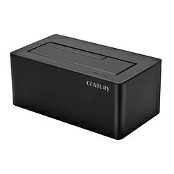 CENTURY(センチュリー) CROSEU32S-V2 HDD/SSDスタンド USB-A接続 裸族のお立ち台 スマート USB3.2 Gen2 V2 ブラック ［3.5インチ＆2.5インチ対応 /SATA /1台］ CROSEU32SV2