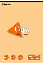 長門屋商店 ナ－3418　カラーペーパーCopa(コパ)　特厚口　A4　オレンジ　50枚