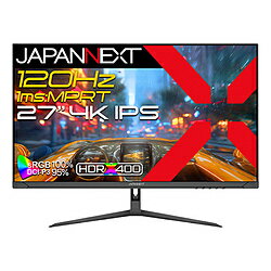 JAPANNEXT JN-IPS27G120U ゲーミングモニター ［27型 /4K(3840×2160） /ワイド］ JNIPS27G120U