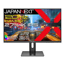 JAPANNEXT JN-IPS27G120U-HSPC6 ゲーミングモニター ［27型 /4K(3840×2160） /ワイド］ JNIPS27G120UHSPC6