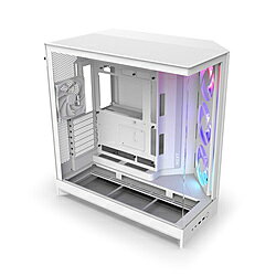 NZXT PCケース [ATX /Micro ATX /Extended ATX /Mini-ITX] H9 FLOW RGB(2025) ホワイト CM-H92FW-R1 CMH92FWR1