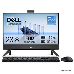 DELL(デル) AD47-FNBC デスクトップパソコン ダークシャドウグレー ［23.8型 /Windows11 Home /intel Core i5 /メモリ：16GB /SSD：512GB /2025年夏モデル］ AD47FNBC