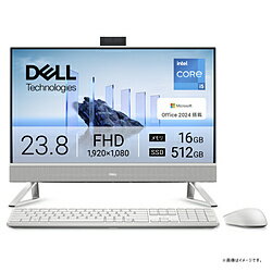 DELL(デル) AD47-FNWHBC デスクトップパソコン パールホワイト ［23.8型 /Windows11 Home /intel Core i5 /メモリ：16GB /SSD：512GB /2025年夏モデル］ AD47FNWHBC