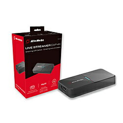 AVerMedia ウェブカメラ化 [USB-A接続 →ポート：HDMI] HDMIビデオキャプチャー Live Streamer CAP 4K BU113 BU113