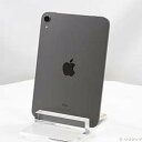 【中古】Apple(アップル) セール対象品 iPad mini 第6世代 64GB スペースグレイ FK7M3J/A Wi-Fi【291-ud】