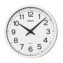 SEIKO 掛け時計 【ソーラー】 白 SF245W ［電波自動受信機...(3.0)