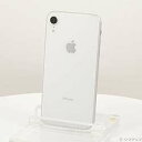 【中古】Apple(アップル) iPhoneXR 128GB ホワイト MT0J2J/A SIMフリー【291-ud】