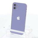 【中古】Apple(アップル) セール対象品 iPhone12 64GB パープル MJNH3J/A SIMフリー【291-ud】