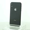 【中古】Apple(アップル) セール対象品 iPhoneXR 64GB ブラック MT002J/A SIMフリー【291-ud】