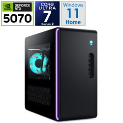 DELL(デル) DAA8K0-FNC ゲーミングデスクトップパソコン Alienware Aurora(RTX 5070) バサルトブラック ［Windows11 Home /intel Core Ultra 7 /メモリ：32GB /SSD：1TB /2025年夏モデル］ DAA8K0FNC