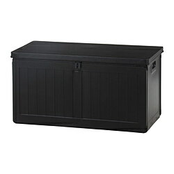 不二貿易 収納BOXベンチ BK 190L （38356） ブラック 55252