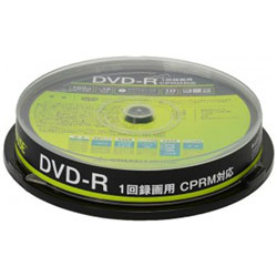 GREEN HOUSE(グリーンハウス) 録画用DVD-R 1-16倍速 片面4.7GB1層 10枚 インクジェットプリンター対応 GH-DVDRCA10 GHDVDRCA10