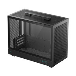 DEEPCOOL PCケース [Micro ATX /Mini-ITX] CH160 PLUS ブラック R-CH160-BKNGM0-G RCH160BKNGM0G