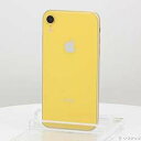 【中古】Apple(アップル) セール対象品 iPhoneXR 64GB イエロー MT082J/A SIMフリー【291-ud】
