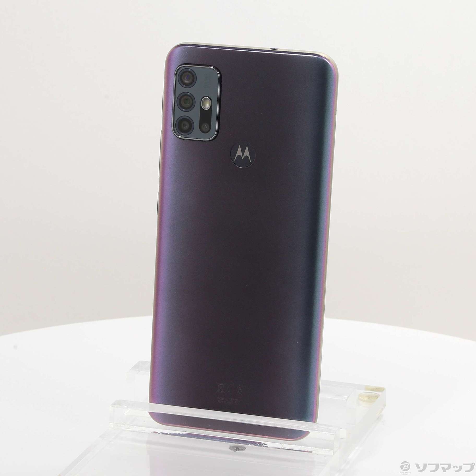 【中古】Motorola(モトローラ) moto g30 128GB ダークパール PAML0010JP SIMフリー【291-ud】