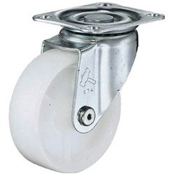 ■荷重に対する抵抗力が大きく、旋回もスムーズです。■極厚の材料をプレス加工し重荷重に耐えられる様に製作されたキャスターです。■100mm以上のキャスターは、堅牢で安定感もあり重量物運搬用に最適です。【用途】・オールマイティーな中・重量用キャ...
