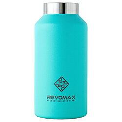 REVOMAX 炭酸対応真空断熱ボトル REVOMAX WITHOUT CAP 12oz［355ml/ワンタッチ］【水筒本体のみ・キャップ別売】 REVOMAX ターコイズブルー DWF-12242B-JP-CL ［炭酸対応］ DWF12242BJPCL