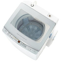 【中古】AQUA 〔展示品〕 全自動洗濯機 AQW-V8RBK-W ［洗濯8.0kg ／簡易乾燥(送風機能) ／上開き］【29..