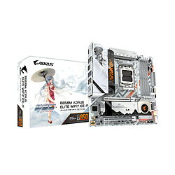 GIGABYTE(ギガバイト) GIGABYTE B850M AORUS ELITE WIFI7 ICE-P B850MAELTWF7ICE-P ［MicroATX］ B850MAELTWF7ICEP