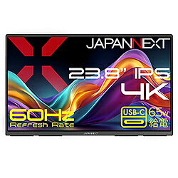 JAPANNEXT USB-C接続 モバイルモニター JN-MD-IPS238U-C6 ［23.8型 /4K(3840×2160） /ワイド /60Hz］ JNMDIPS238UC6