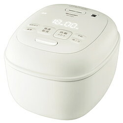 SHARP(シャープ) ジャー炊飯器 ホワイト KS-CS05J-W ［3合 /マイコン］ KSCS05JW