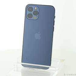 【中古】Apple(アップル) iPhone12 Pro 512GB パシフィックブルー MGMJ3J／A SIMフリー【291-ud】
