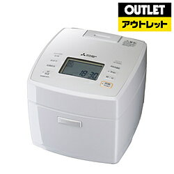 MITSUBISHI(三菱) 炊飯器 炭炊釜 月白（げっぱく） NJ-VS10G-W [5.5合 /IH]【生産完了品】 *NJVS10GW [振込不可]