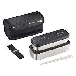 THERMOS(サーモス) フレッシュランチボックス ドットブラック DSD-1105W-D-BK DSD1105WDBK