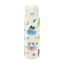 東亜金属 たまごっち　ステンレスワンプッシュボトル480ml　ぷちぷちおみせっち 203-003