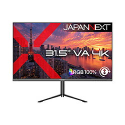 JAPANNEXT PCモニター JN-V315U2-HSP ［31.5型 /4K(3840×2160） /ワイド /60Hz］ JNV315U2HSP 【864】